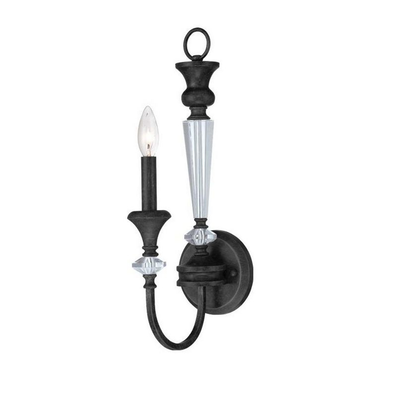 Craftmade Lighting Boulevard 1 - Light Wall Light in  Mocha Bronze/Silver