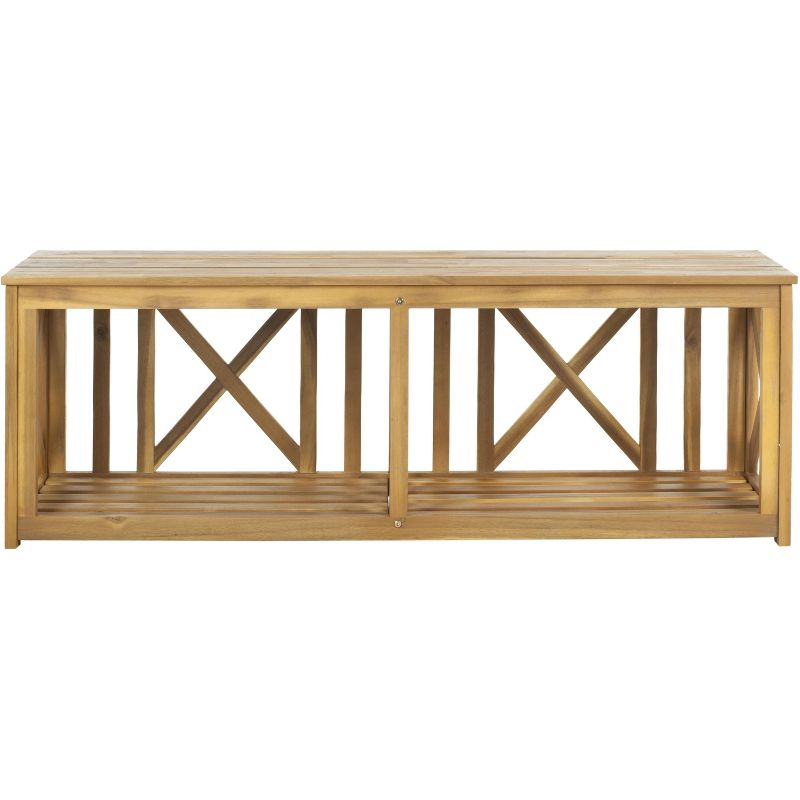 Branco Bench - Outdoor - FOX6706 - Natural - Safavieh