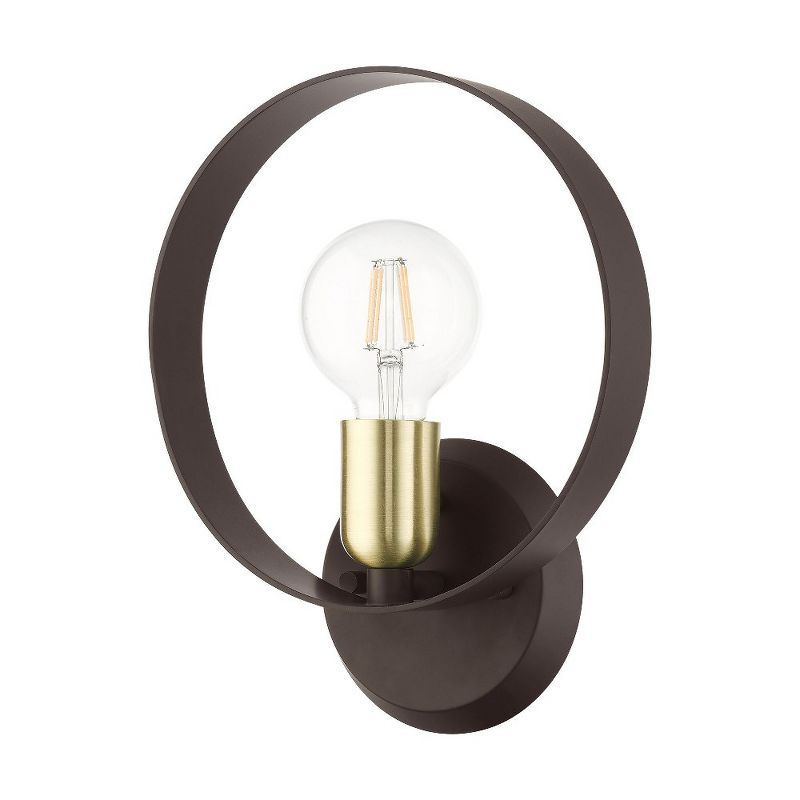Livex Lighting Modesto 1 - Light Wall Light in  Bronze