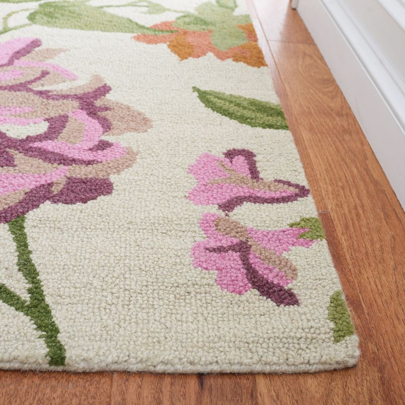 Blossom BLM788 Hand Hooked Indoor Area Rug - Ivory/Multi - 8'x10' - Safavieh
