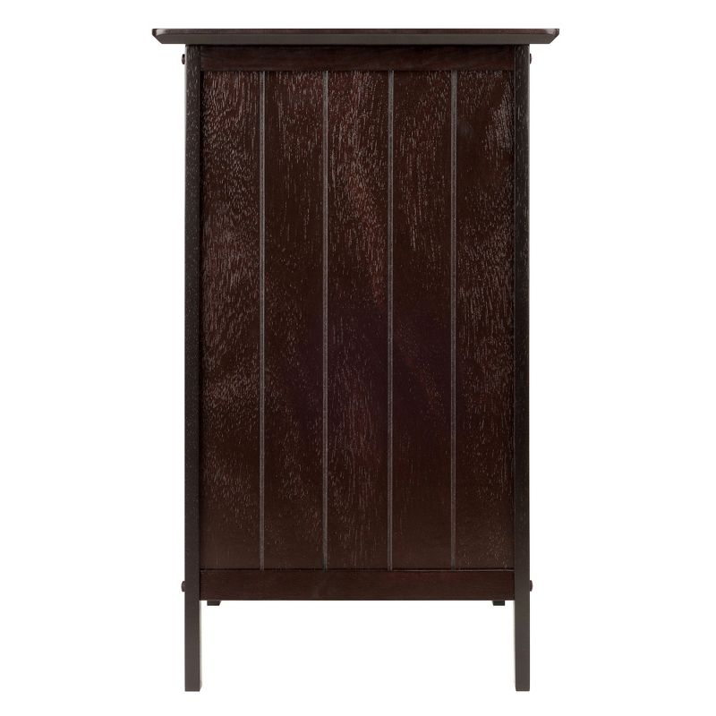 Blair Accent Table Coffee Finish - Winsome: End Table, Bedside, Home Office Storage