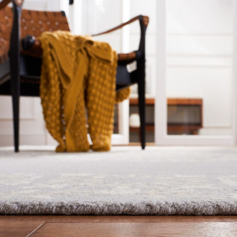 Empire EM826 Hand Tufted Area Rug - Grey/Green - 5'x8' - Safavieh.