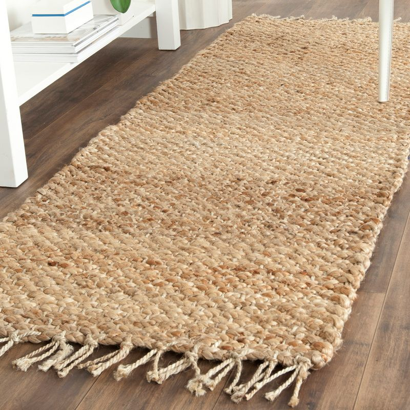 Natural Fiber NF733 Hand Woven Runner Rug - Natural - 2'3"x17' - Safavieh.