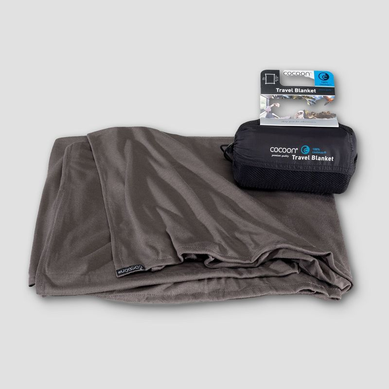 COCOON - Premium - COOLMAX Travel Blanket - Charcoal