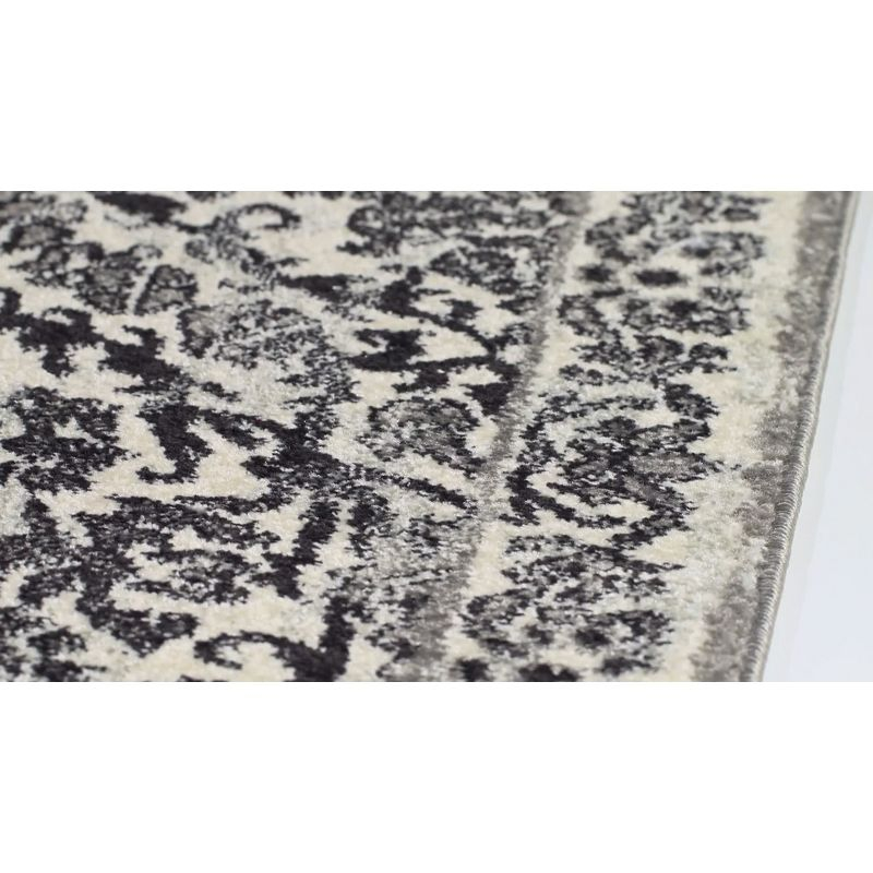 Evoke EVK242 Power Loomed Area Rug - Ivory/Gold - 6'7"x9' - Safavieh.