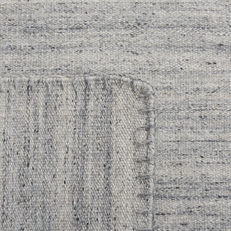 Kilim KLM651 Hand Woven Area Rug - Grey - 5'x8' - Safavieh.