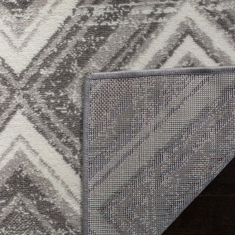 Skyler SKY120 Power Loomed Indoor Area Rug - Grey/Ivory - 4'x6' - Safavieh