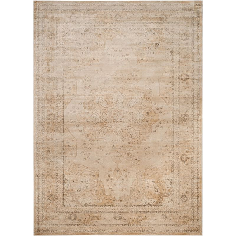 Vintage VTG158 Skid Resistant Power Loomed Indoor Area Rug - Creme - 8'x10' - Safavieh