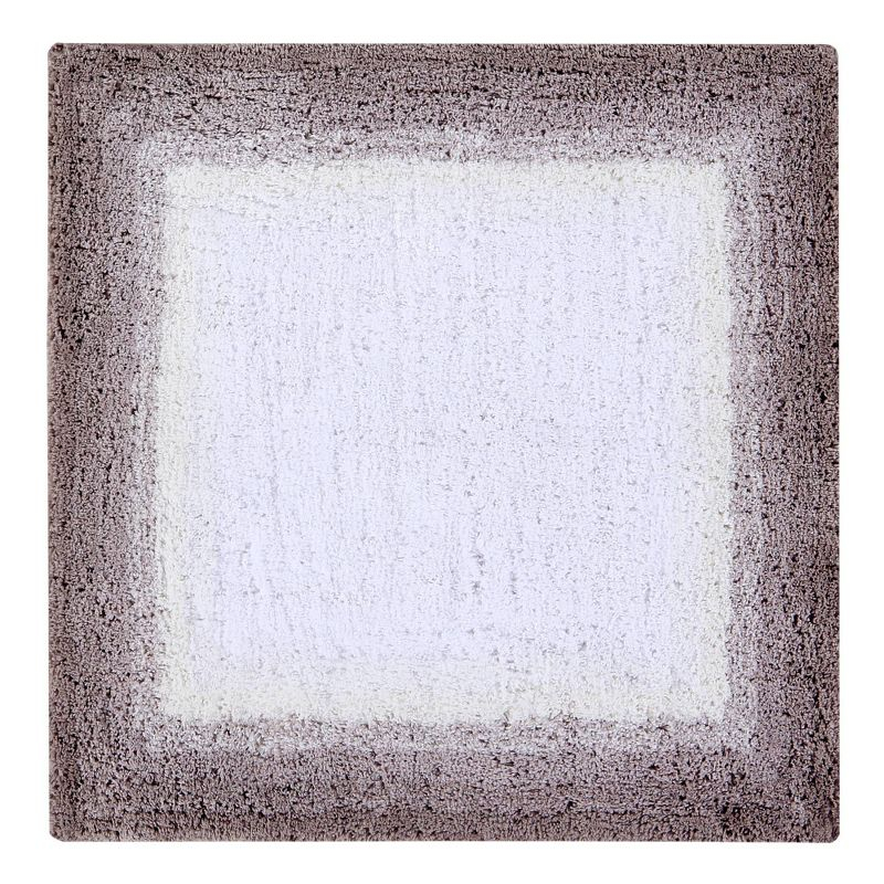 Better Trends Torrent 100% Cotton Tufted Non- Slip Backing Bath Rug 24" Square - Beige