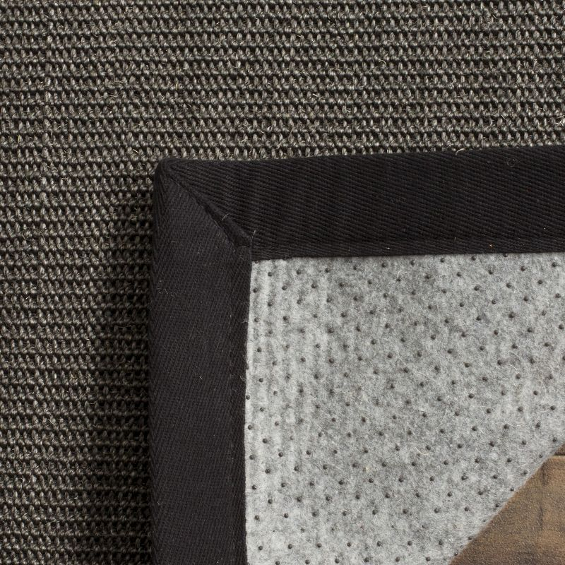 Natural Fiber NF441 Power Loomed Indoor Accent Rug - Charcoal/Charcoal - 3'x5' - Safavieh.