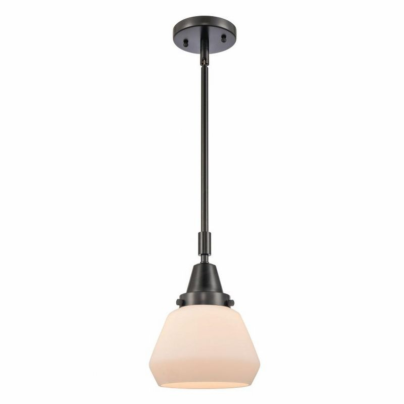 Innovations Lighting Fulton 1 - Light Pendant in  Matte Black