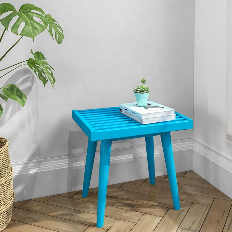 Plank+Beam Entryway Bench, Solid Wood End of Bed Bench for Bedroom, Hallway, Porch, 19”