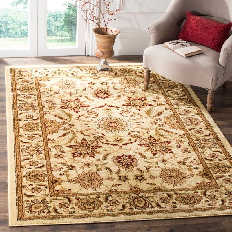 Lyndhurst LNH216 Power Loomed Area Rug - Ivory/Ivory - 8'x11' - Safavieh.