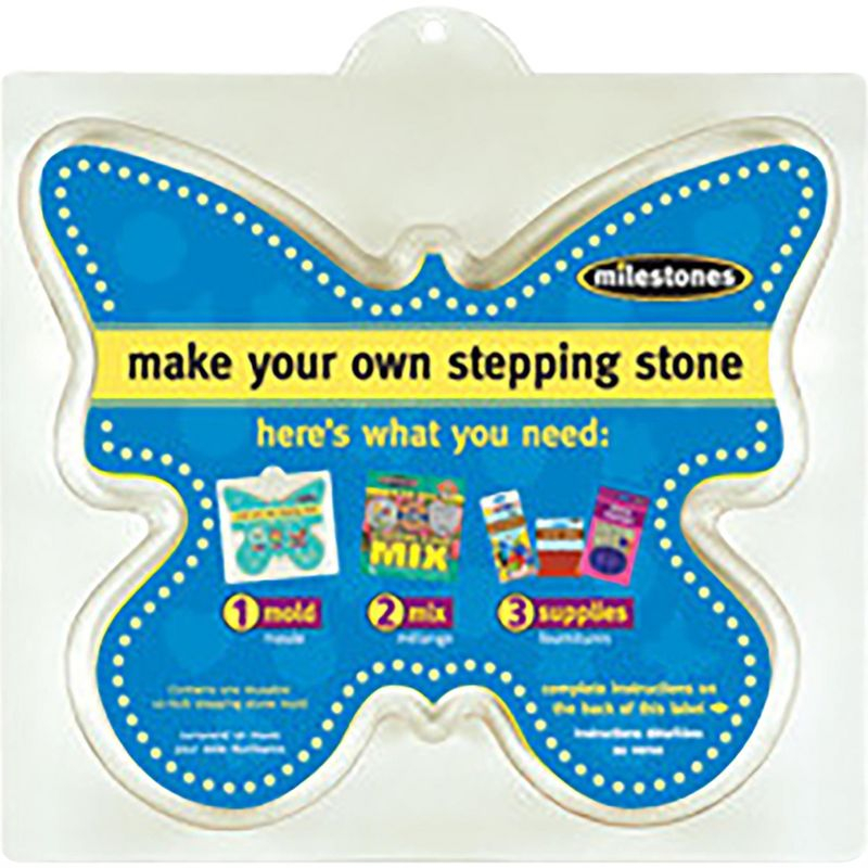 Milestones Stepping Stone Mold-Butterfly 12"