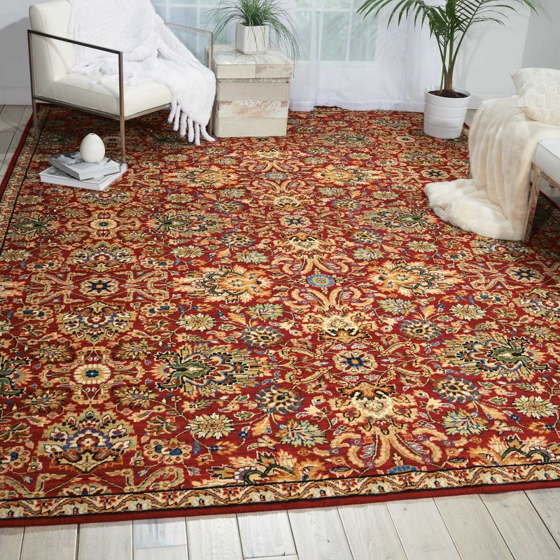Nourison Timeless Red Area Rug TML17 8'6" x 11'6"