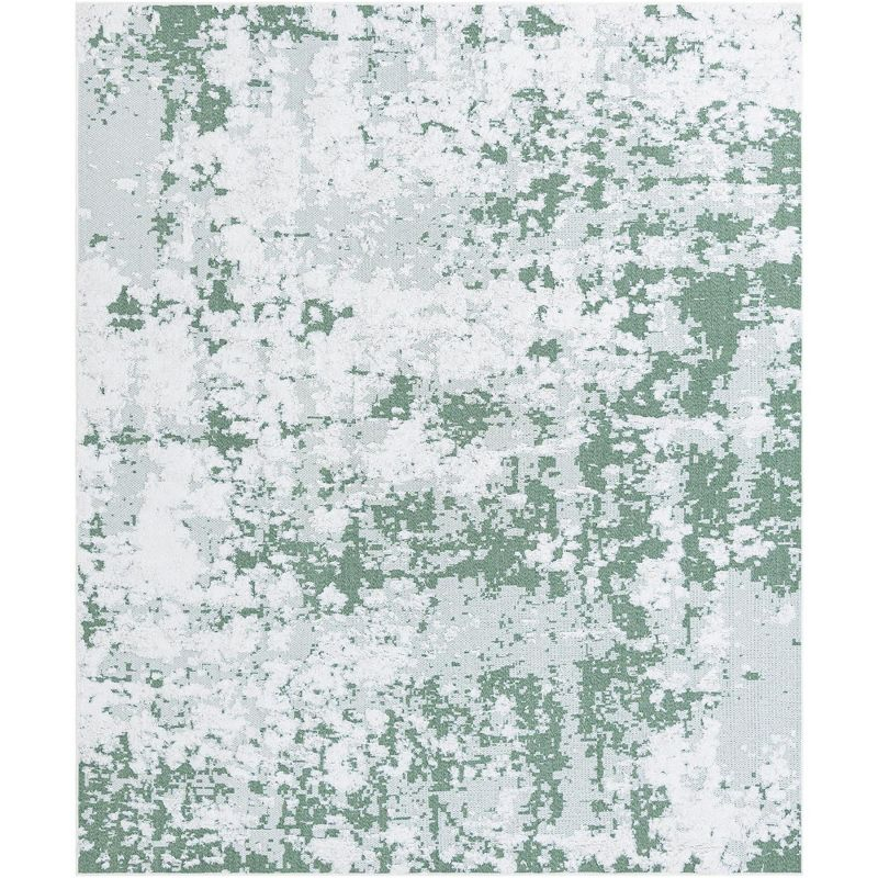 Unique Loom Abbey Collection Area Rug - Westminster (8' 2" x 10' Rectangle Green/Ivory)