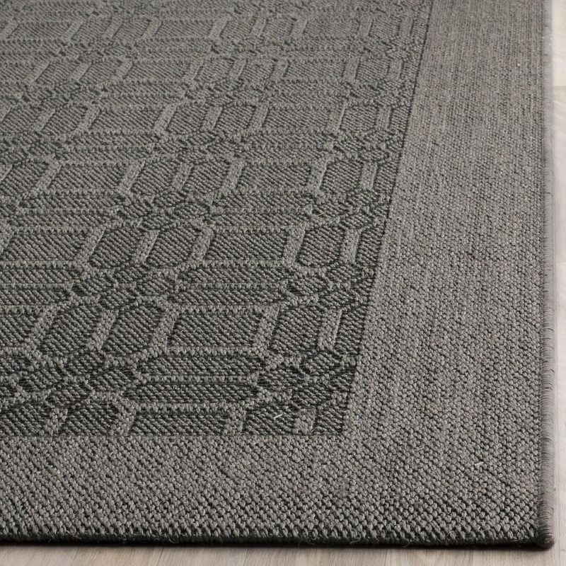 Palm Beach PAB323 Jacquard Weave Indoor Area Rug - Ash - 4'x6' - Safavieh.