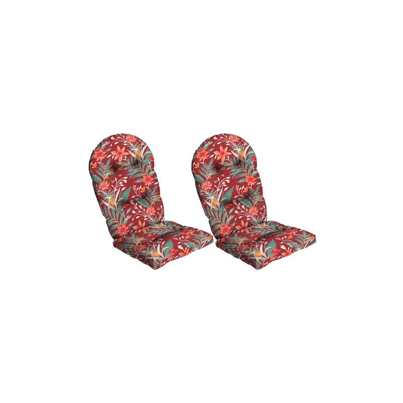 ARDEN earthFIBER Rocking Chair Cushion, Set of 2, 21.5 x 48, Rain-Proof, Fade Resistant, Cushions for Rocking and Adirondack Chairs 21.5 x 48