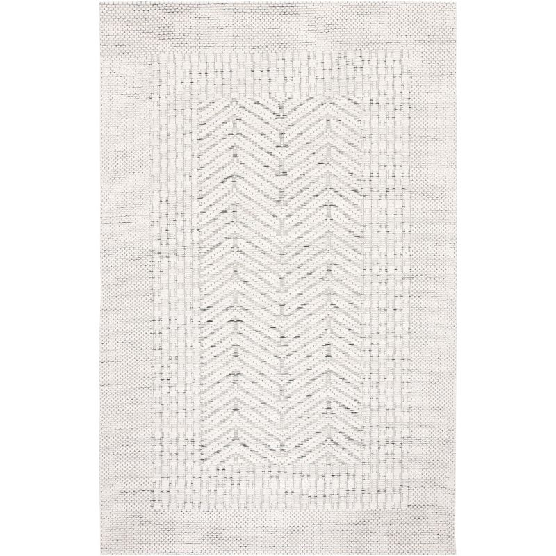 Marbella MRB427 Hand Woven Indoor Area Rug - Ivory/Green - 6'x9' - Safavieh