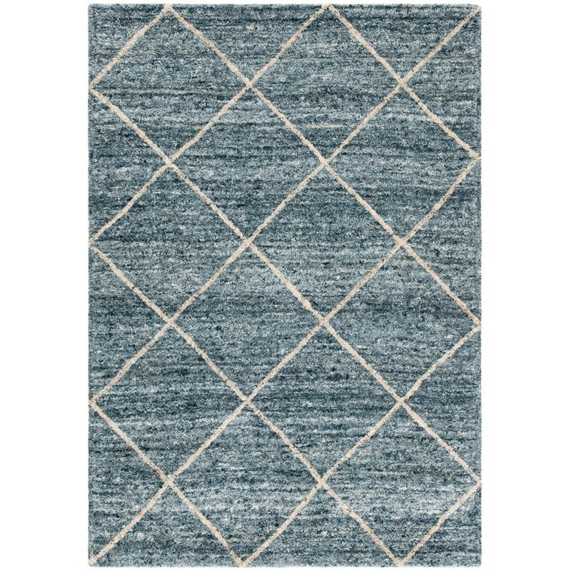 Himalaya HIM423 Handmade Area Rug - 4'x6' - Blue/Gold - Safavieh