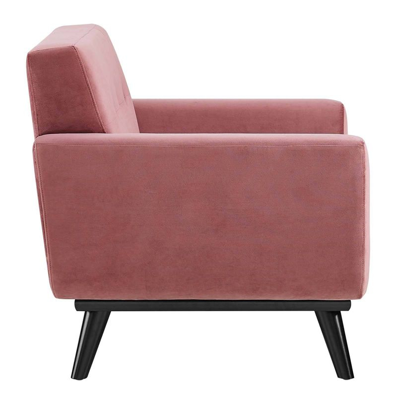 Engage Performance Velvet Armchair Dusty Rose - Modway