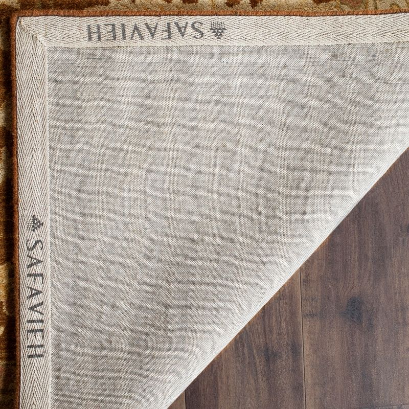 Antiquity AT840 Hand Tufted Indoor Area Rug - Brown/Beige - 7'6"x9'6" - Safavieh
