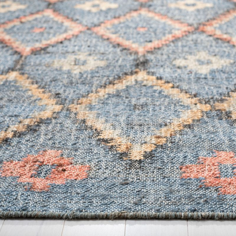 Kilim KLM753 Hand Loomed Area Rug - Charcoal/Gold - 5'x8' - Safavieh.