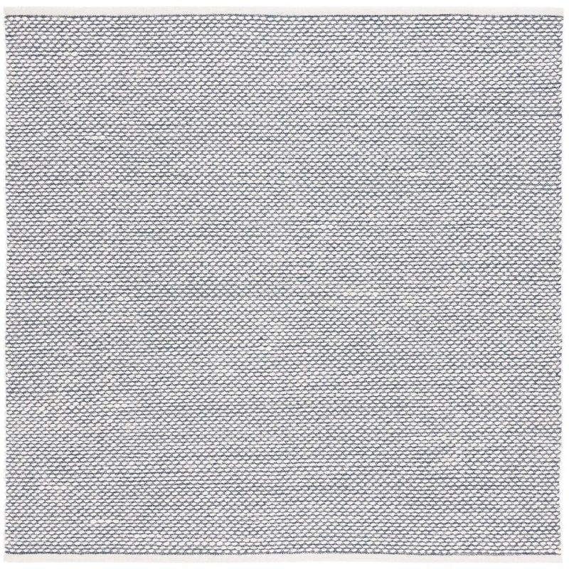Vermont VRM650 Flat Weave Indoor Area Rug - Navy - 6'x6' - Safavieh