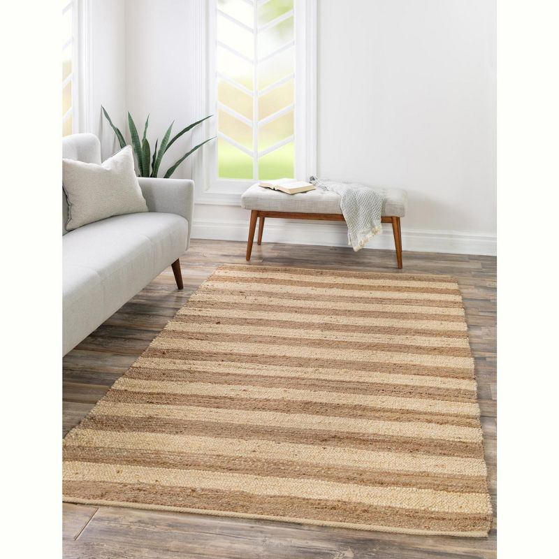 Unique Loom 2' 2 x 3' 1 Braided Jute Rectangle Area Rug