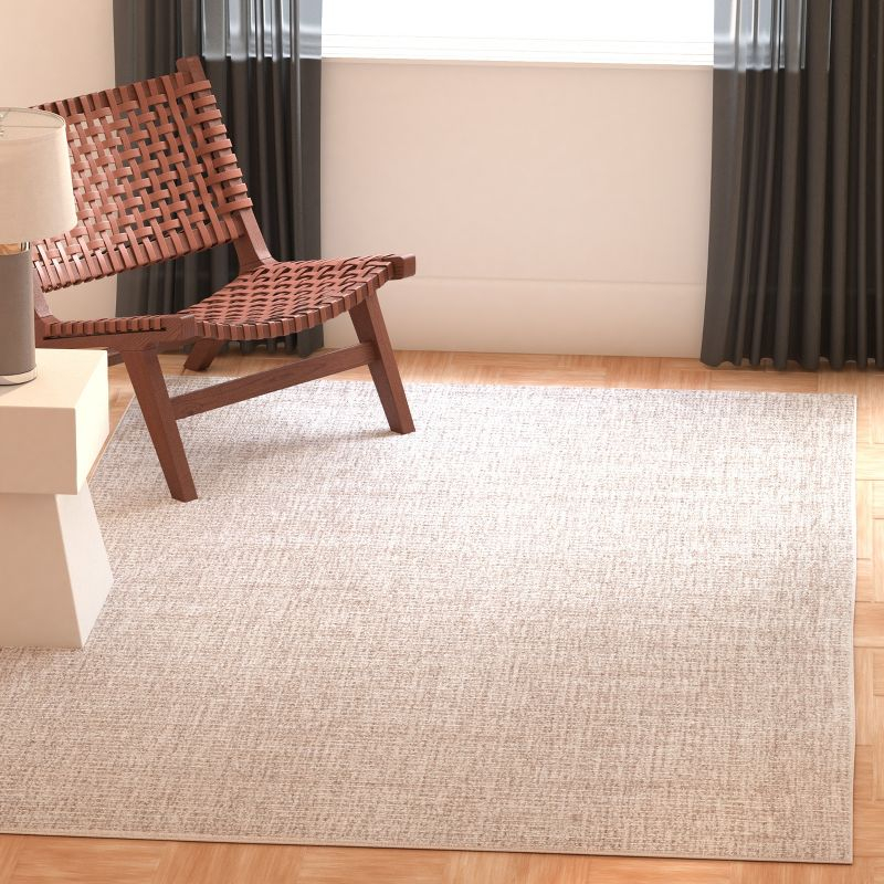 Abstract ABT468 Handmade Indoor Area Rug - Ivory/Gray - 4'x6' - Safavieh
