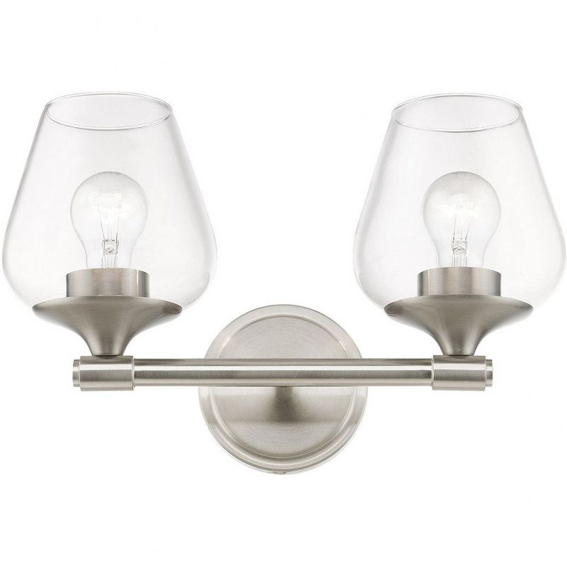 Livex Lighting Willow 2 - Light Vanity in  Brushed Nickel