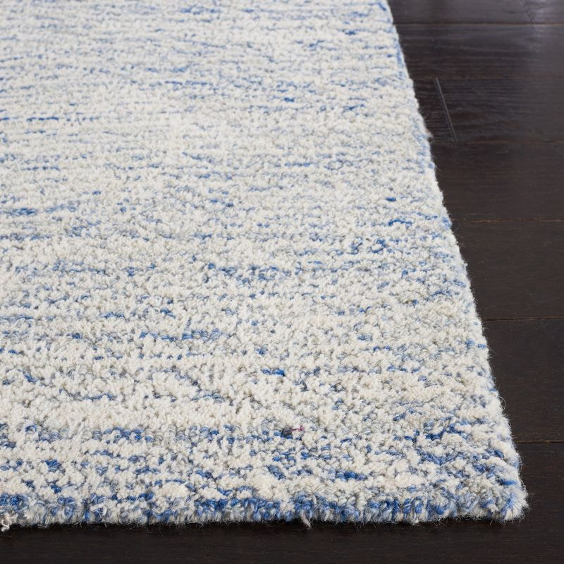 Metro MET999 Hand Tufted Indoor Area Rug - Blue/Ivory - 4'x6' - Safavieh