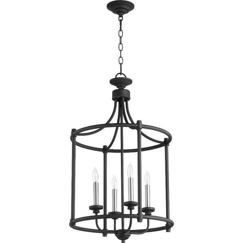 Quorum Lighting 4 - Light Chandelier in  Noir