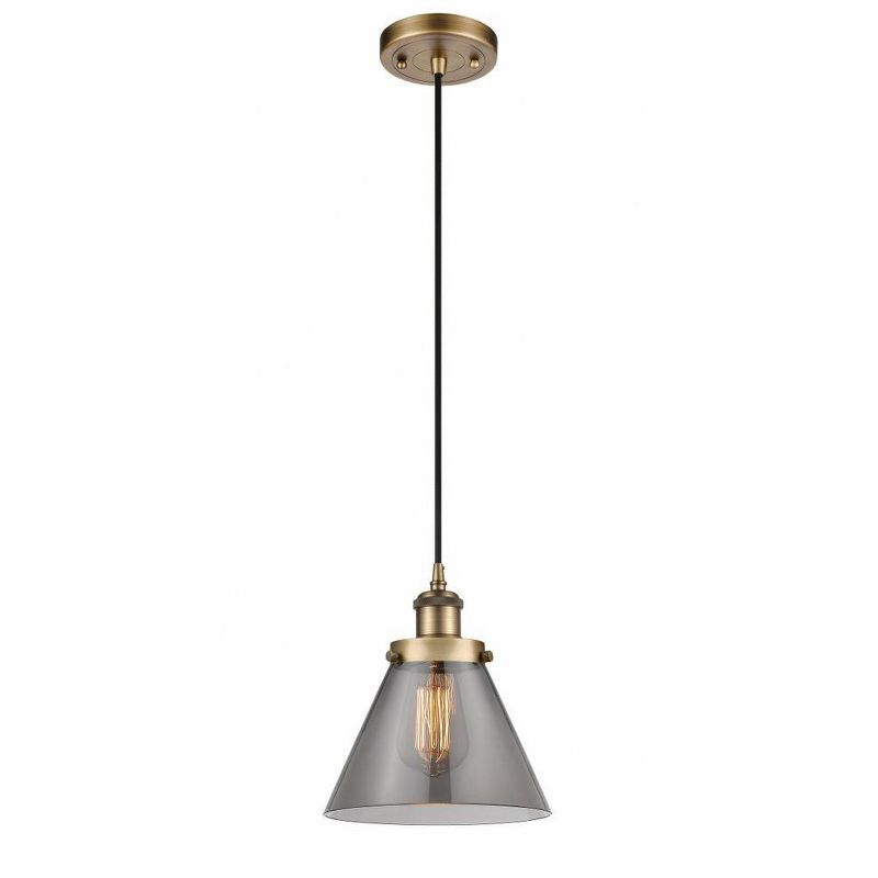 Innovations Lighting Cone 1 - Light Pendant in  Brushed Brass