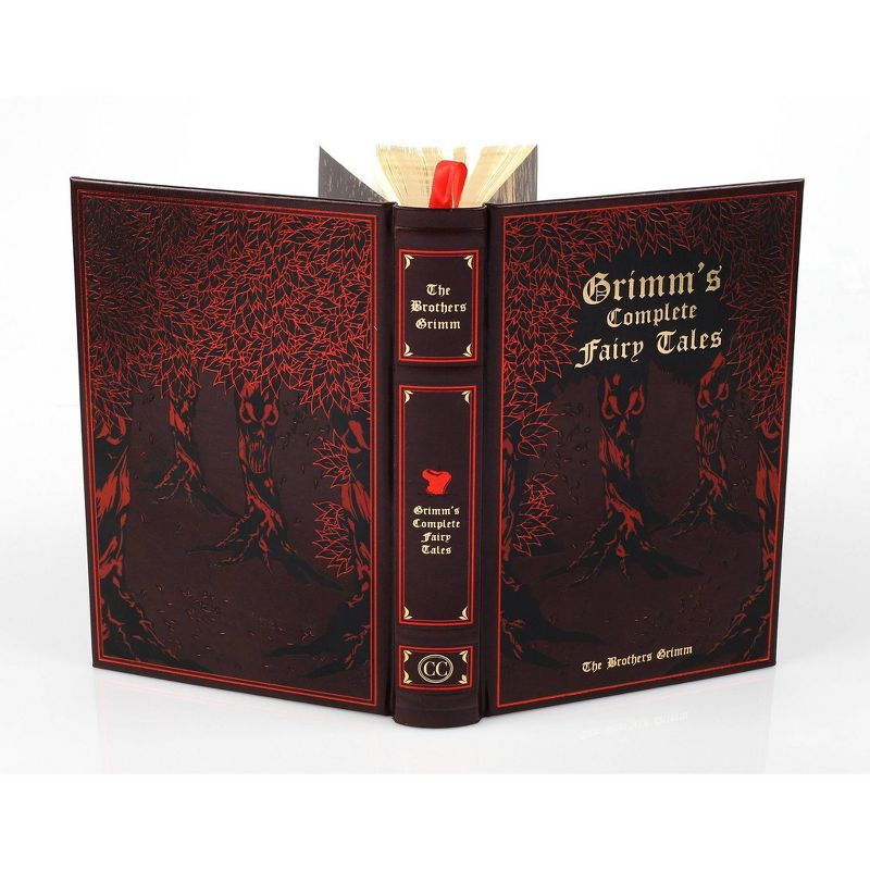 Grimm's Complete Fairy Tales - (Leather-Bound Classics) by  Jacob Grimm & Wilhelm Grimm (Leather Bound)