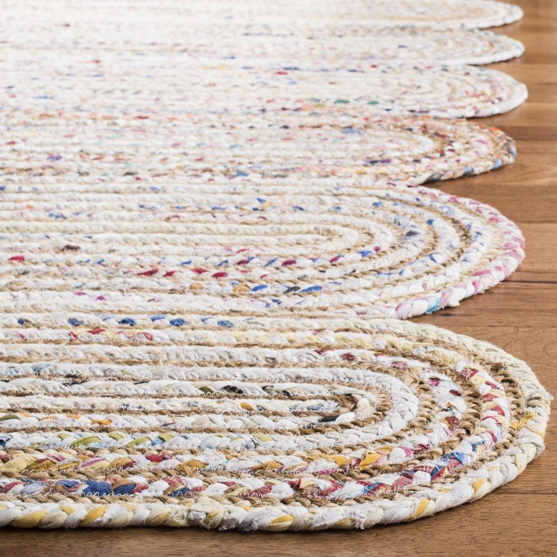 Cape Cod CAP208 Woven Indoor Accent Rug - Ivory/Multi - 3'x5' - Safavieh