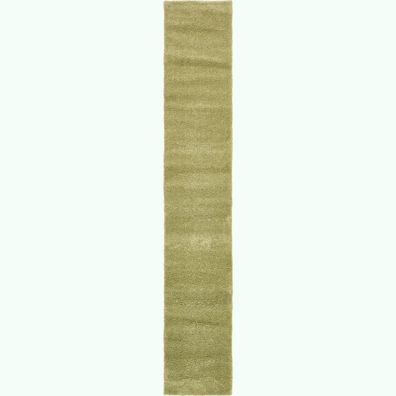 Unique Loom 2' 2 x 13' 0 Solo Calabasas Light Green Area Rug