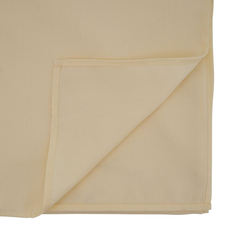 Saro Lifestyle Solid Color Everyday Tablecloth, Ivory, 90" x 108"