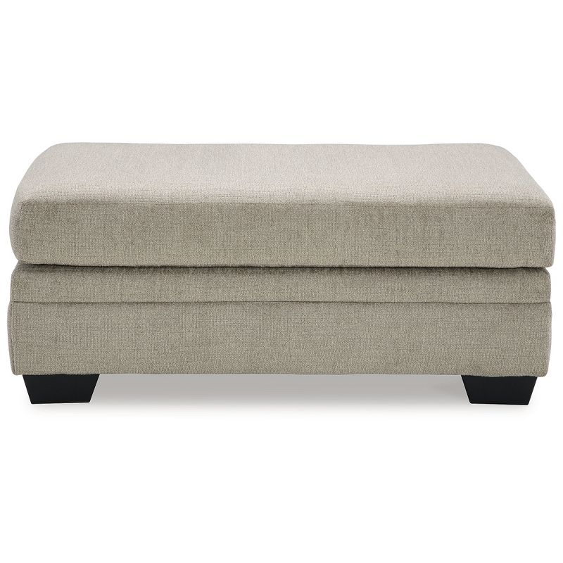 Signature Design by Ashley Stonemeade Upholstered Ottoman, Taupe Brown