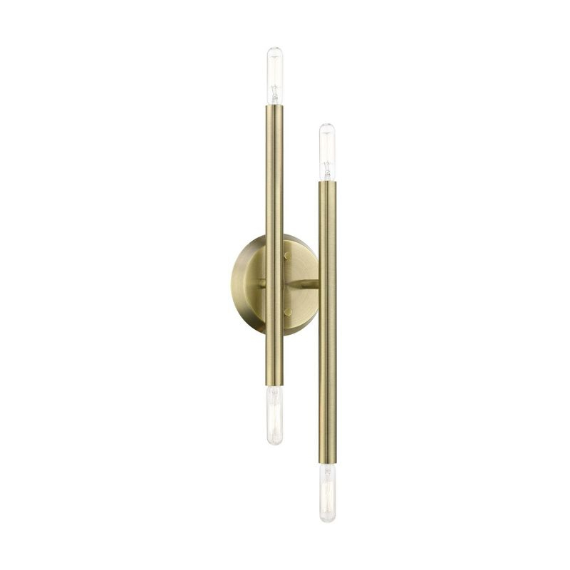 Livex Lighting Soho 4 - Light Wall Light in  Antique Brass