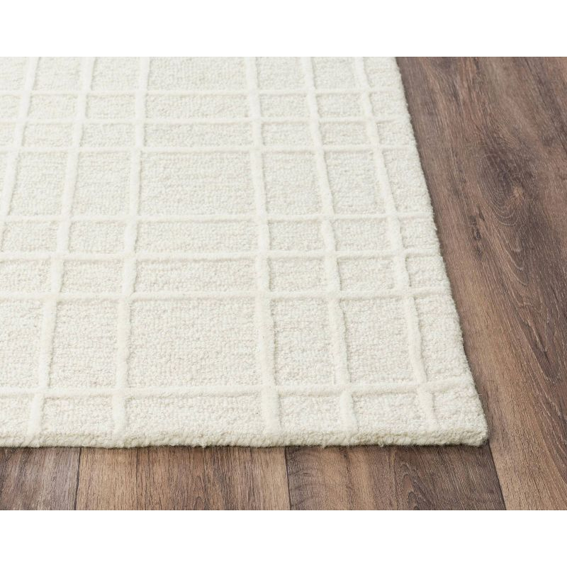 Alora Decor 7'9"x9'9" Lofton Rectangle Area Rug Ivory