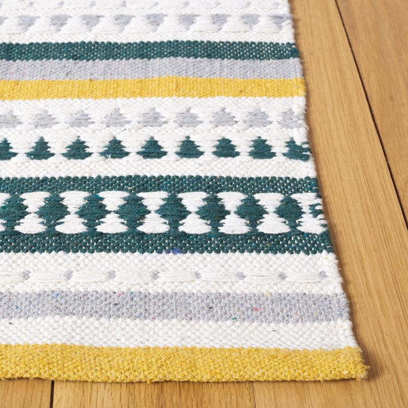 Montauk MTK451 Hand Woven Area Rug - Yellow/Ivory - 6'x6' - Safavieh.
