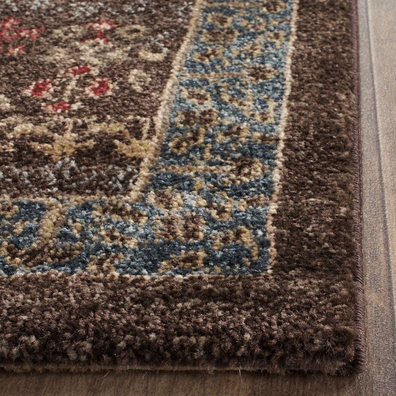 Mahal MAH620 Power Loomed Indoor Runner Rug - Navy/Red - 2'2"x8' - Safavieh.