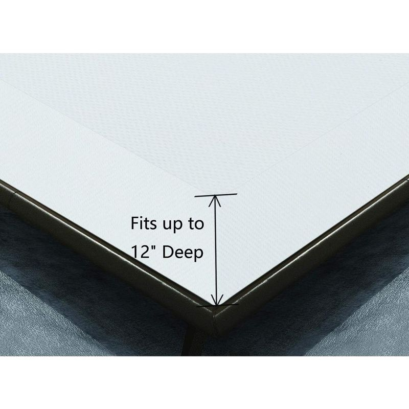 J&V TEXTILES Waterproof Bed Bug Proof Mattress Encasement Protector (Queen)