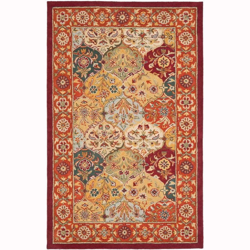 Heritage HG510 Hand Tufted Area Rug - Multi/Red - 6'x9' - Safavieh.