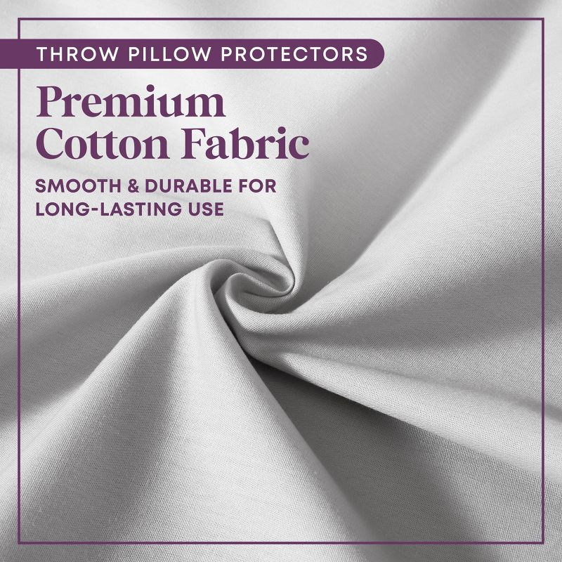 Circles Home, 100% Cotton Zippered Pillow Protector