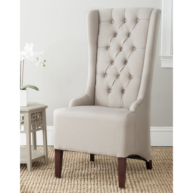 Becall 20"H Dining Chair - Taupe - Safavieh