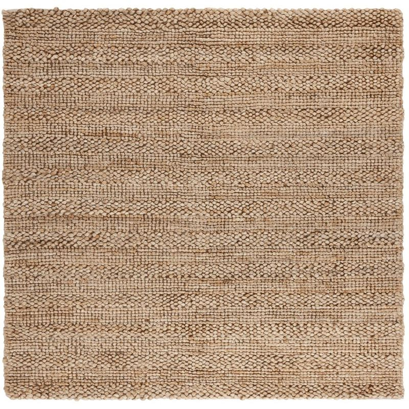 Natural Fiber NF402 Handmade Indoor Area Rug - Natural - 6'x6' - Safavieh