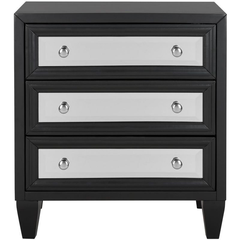 Marlon 3 Drawer Chest - CHS9202 - Black - Safavieh