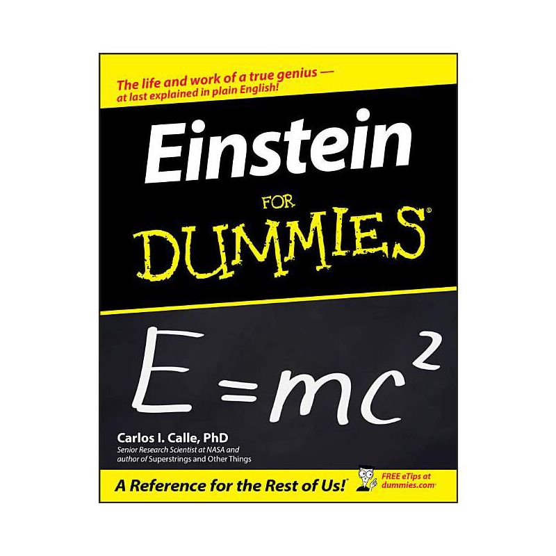 Einstein For Dummies - by  Carlos I Calle (Paperback)
